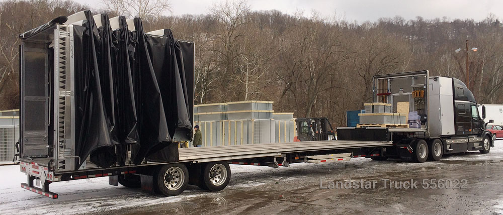 Landstar 556022 - Trailer Tarp Opens From The Front